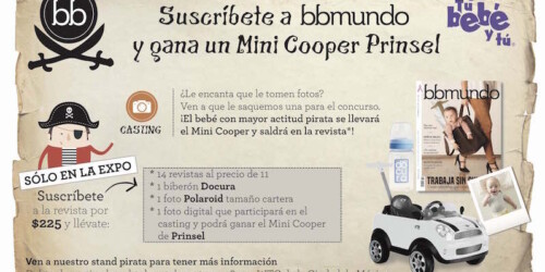 Gana un Mini Cooper de juguete en la Expo tu bebé y tú