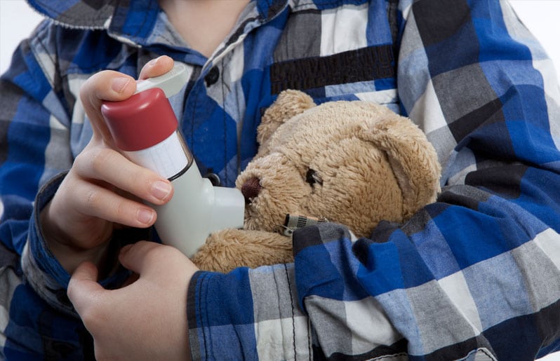 Lo que debe comer un niño con asma