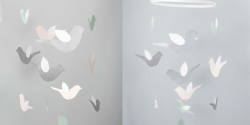 How To: Móvil de pajaritos de papel