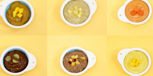 Papillas para bebés estreñidos a partir de los seis meses