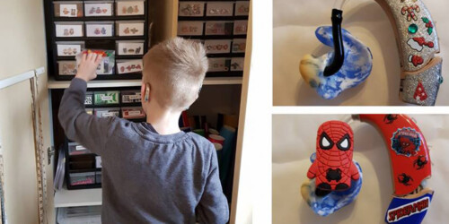 Implantes cocleares con forma de superhéroes para niños