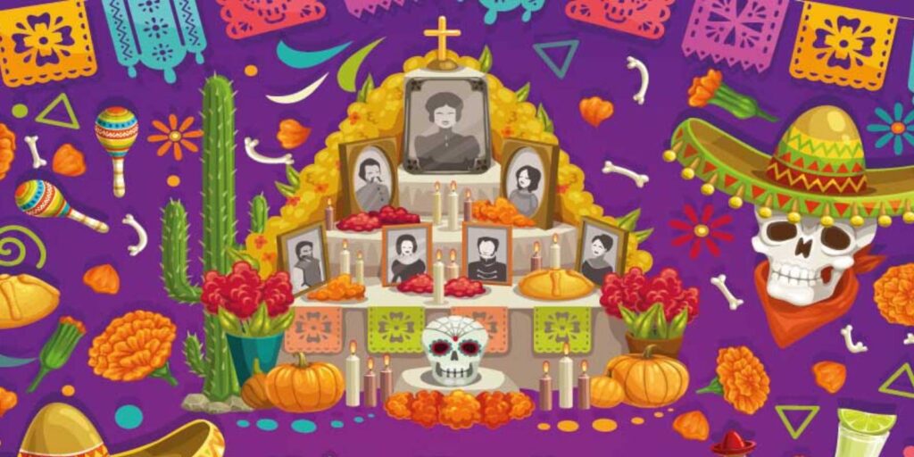 Cómo explicarle el significado del altar de Día de Muertos a tu hijo