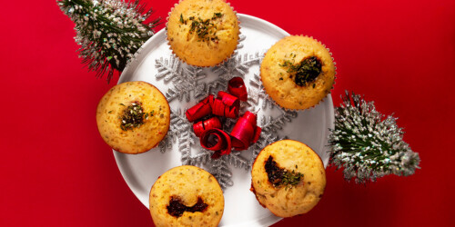 Botanas y ensaladas navideñas
