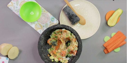 Recetas de papillas en molcajete