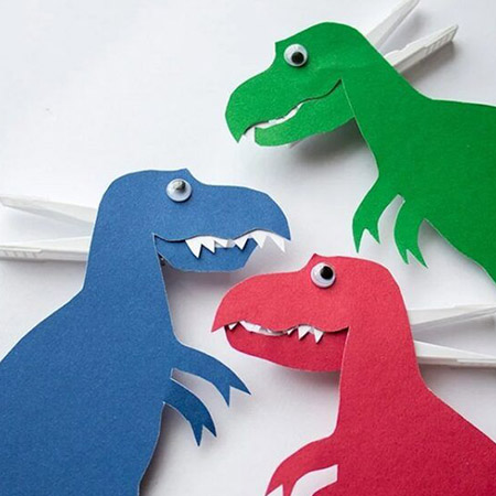 27 manualidades fáciles y divertidas para niños fanáticos de los dinosaurios