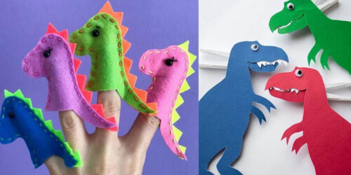 Manualidades de dinosaurios para niños de preescolar