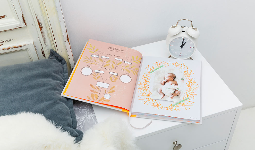 Libro del primer año del bebé álbum fotos recién nacido regalo