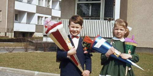 Por esto los niños alemanes reciben un cono de cartón en su primer día de escuela