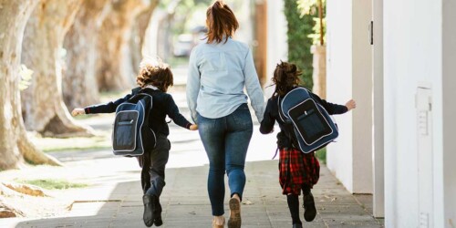 Beneficios de ir a la escuela caminando con tus hijos