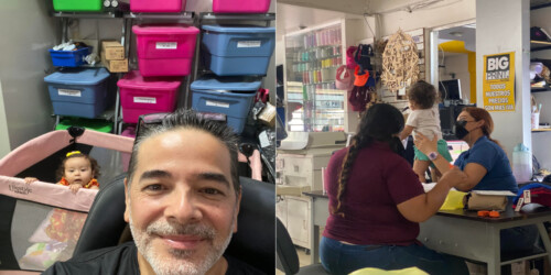 Jefe permite que mujer lleve a su hija al trabajo para evitar que renuncie