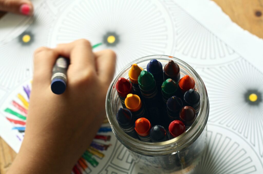 Beneficios (para los adultos) de pintar con colores