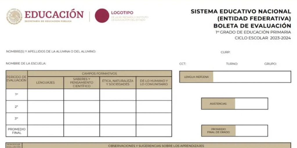 errores en boletas sep