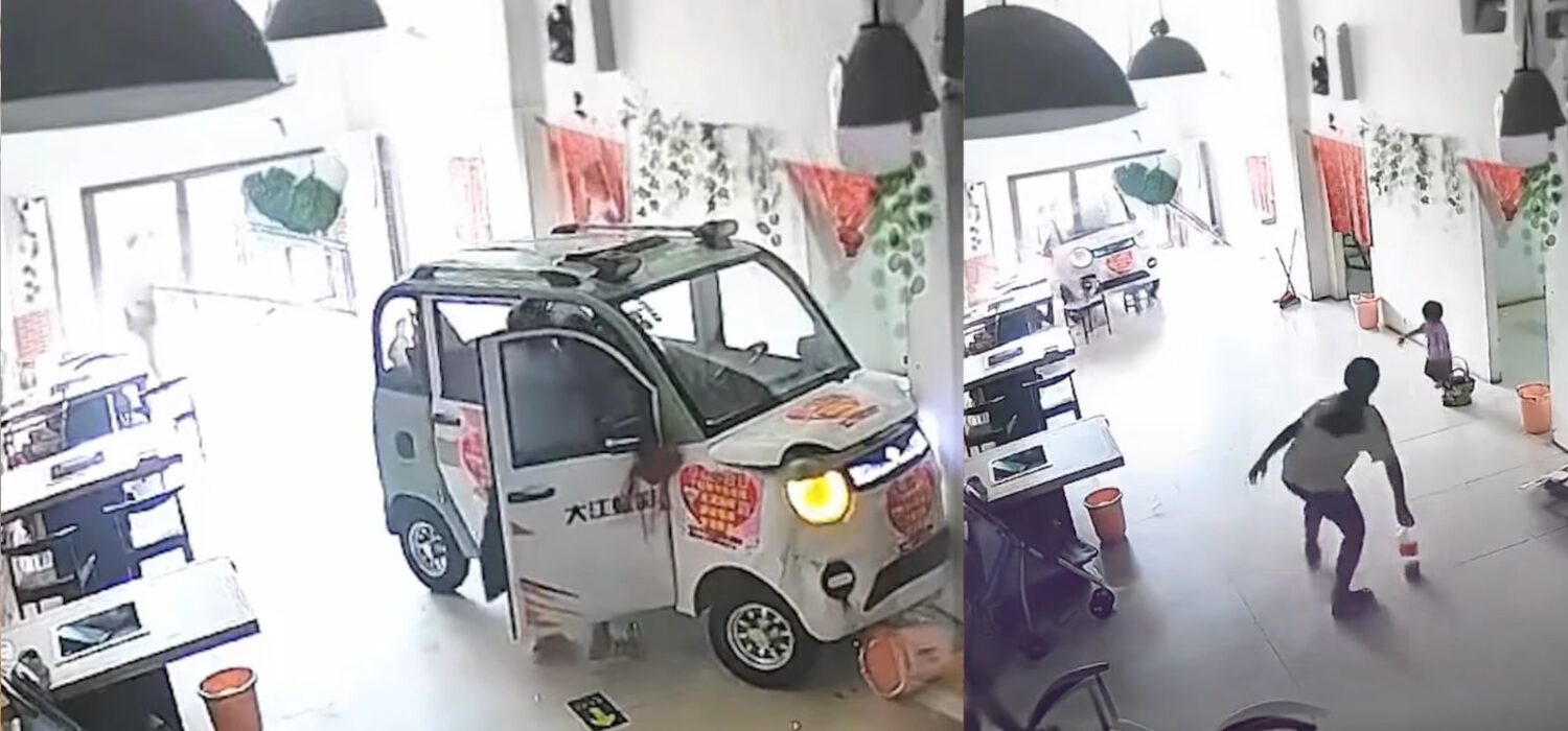 niña salva a su hermana de ser atropellada
