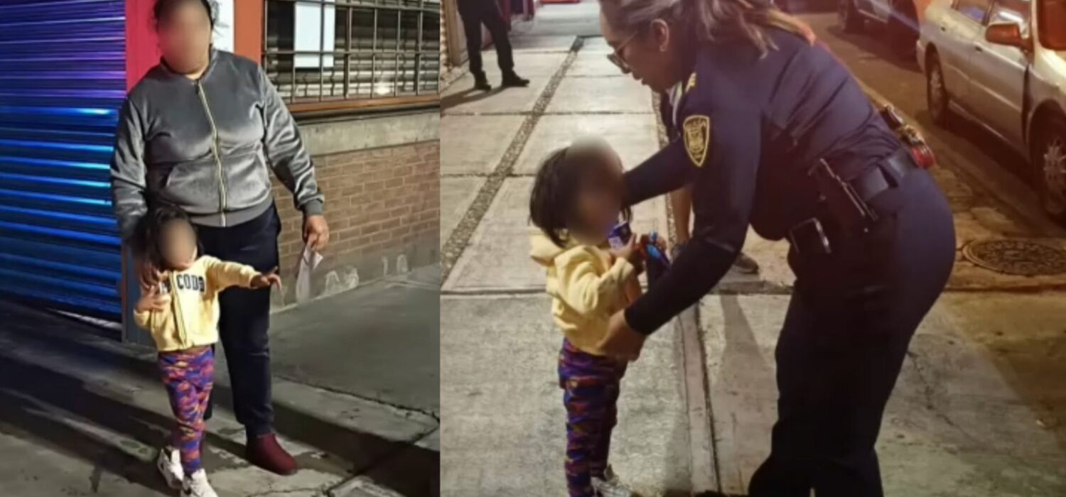 niña escapa de la casa de su abuela