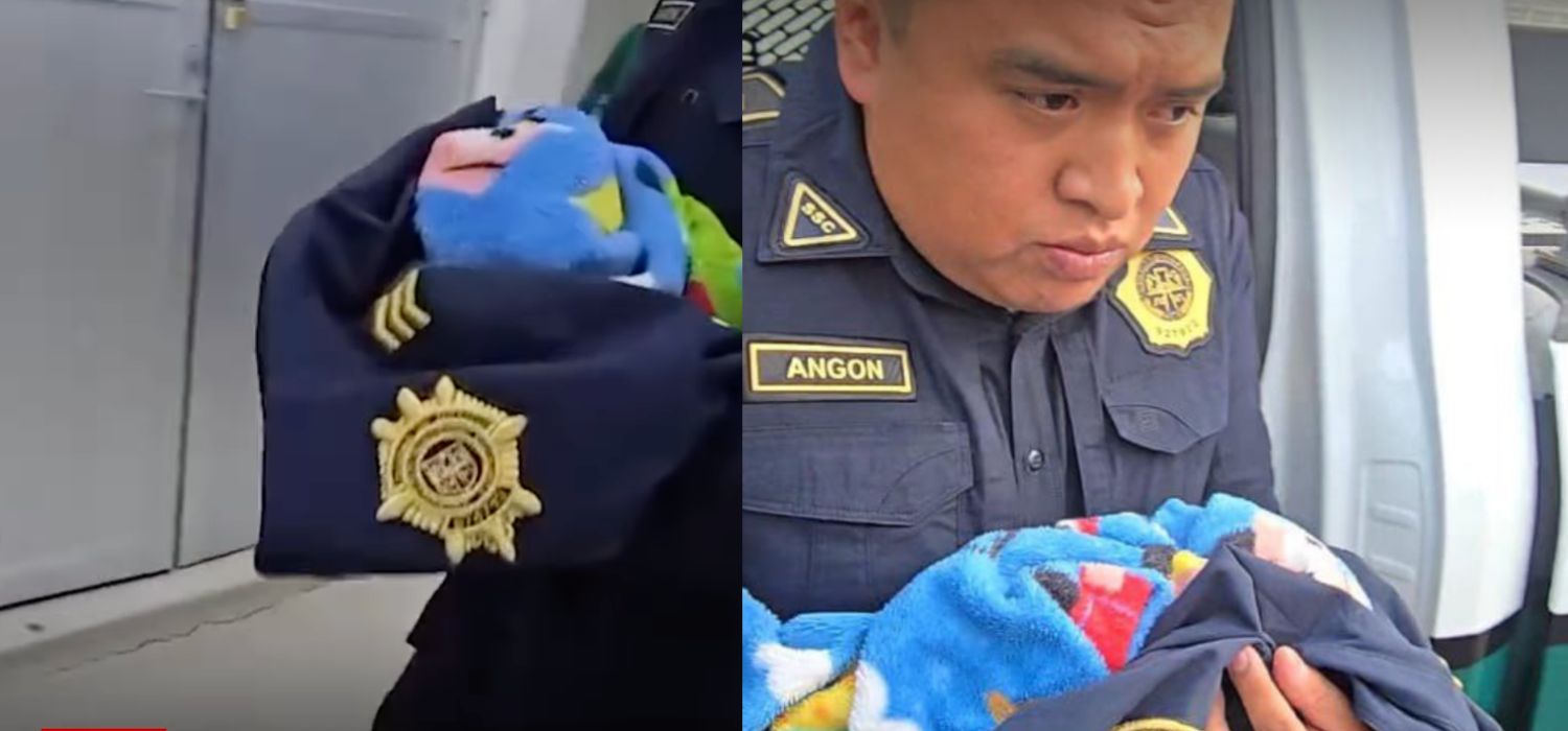 bebe abandonado en el metro