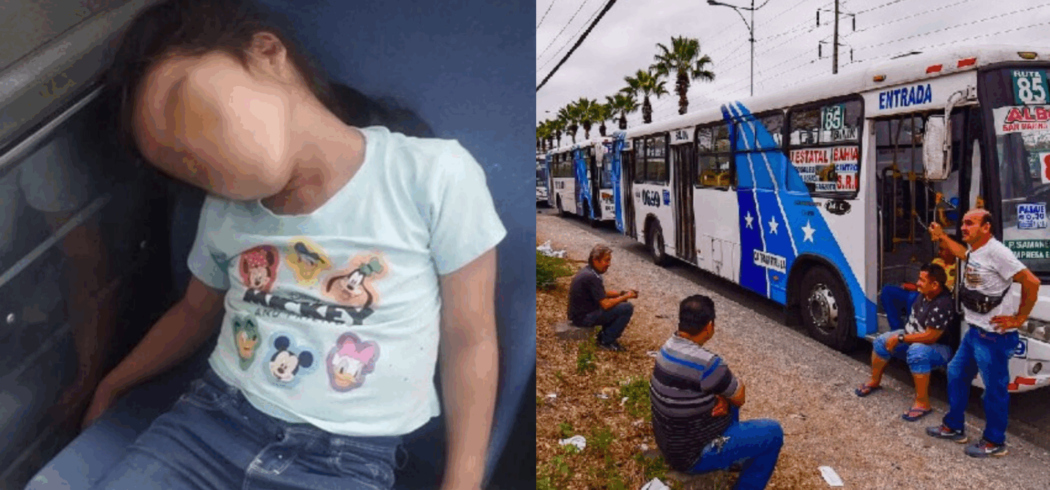 Mujer abandonó a su hija en autobús