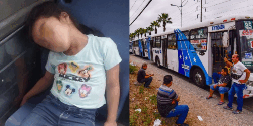 Mujer abandonó a su hija en un autobús