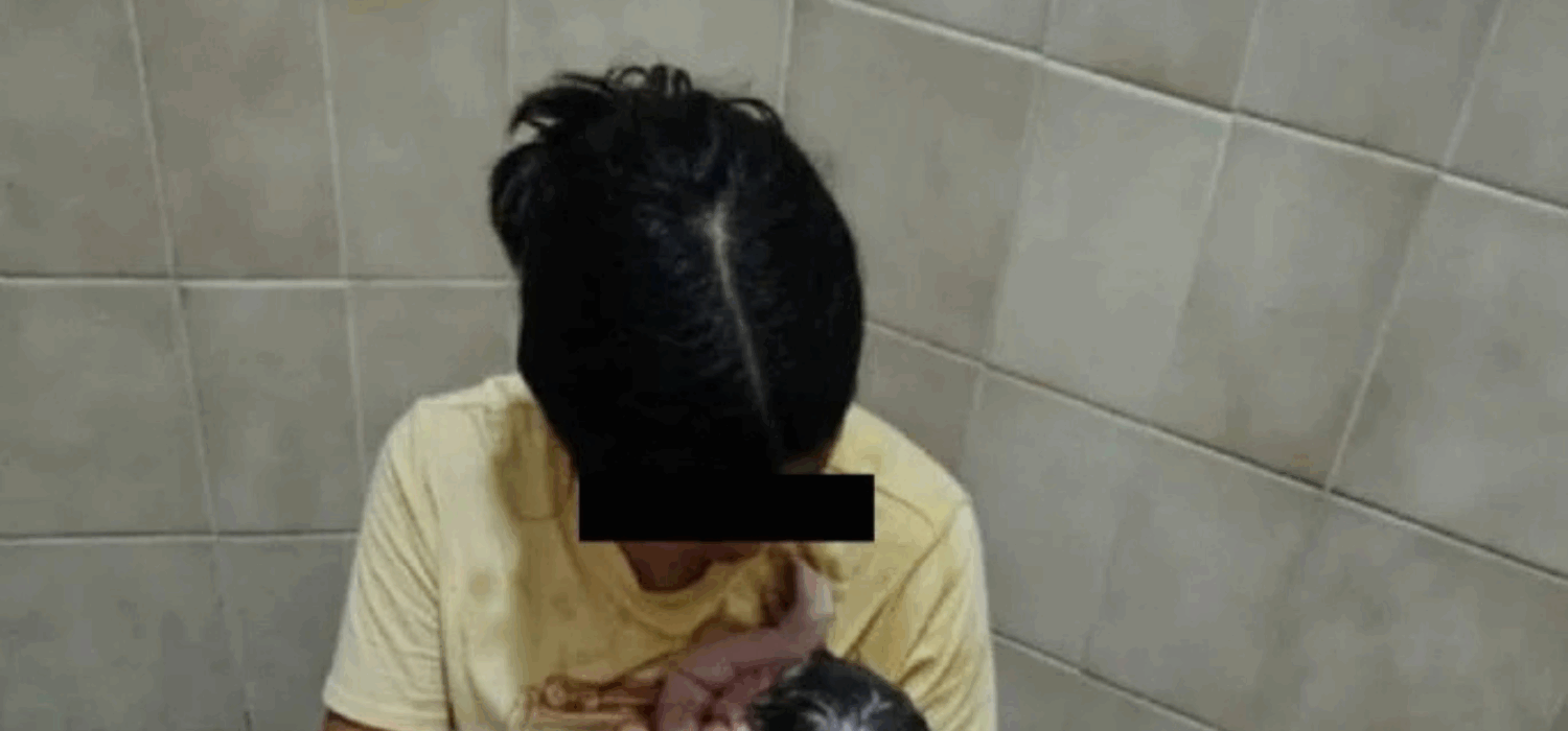 Niña de 14 años da a luz en el baño