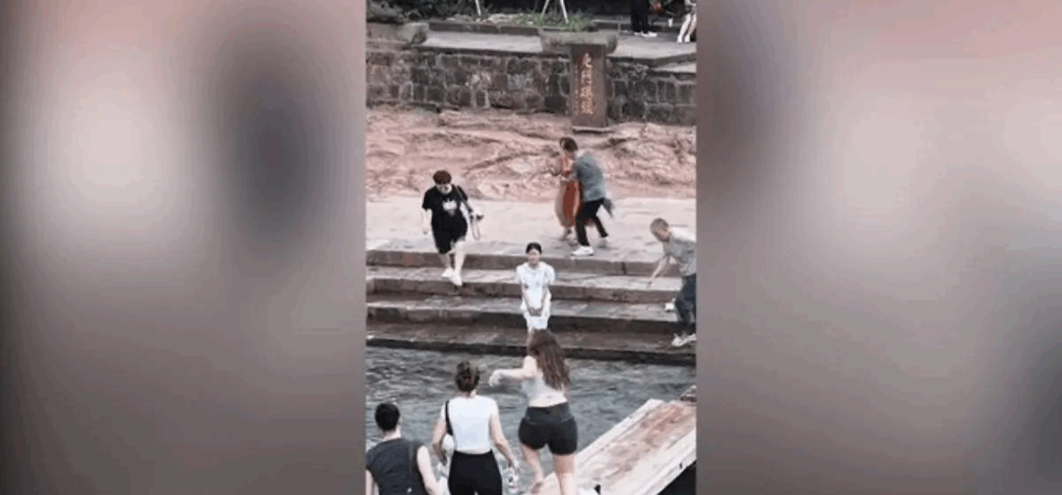 Turista española salvó a niño