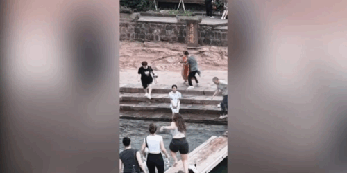 Turista española salvó a un niño de ahogarse en un río en China