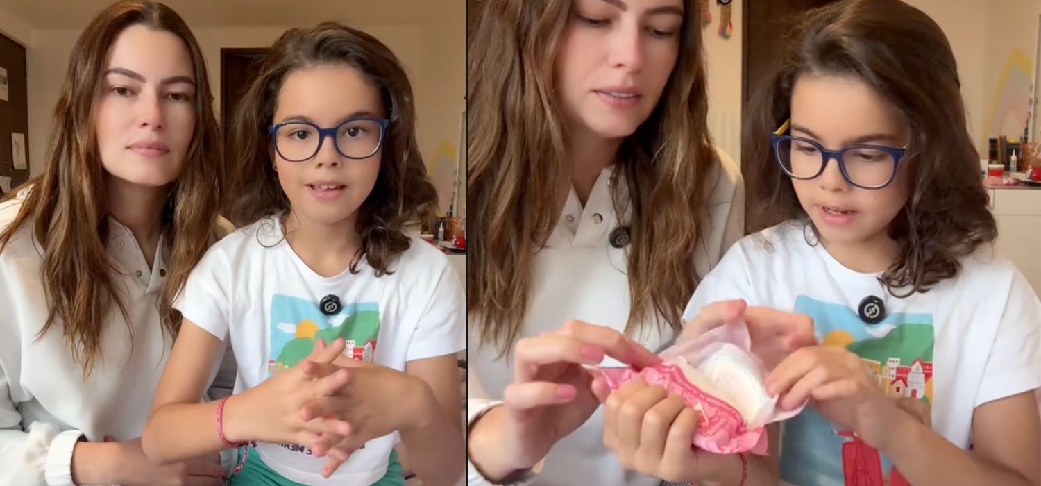 Natalia Subtil y su hija hablan sobre la menstruación