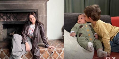 Así celebra Yuridia los tres meses del pequeño Noah