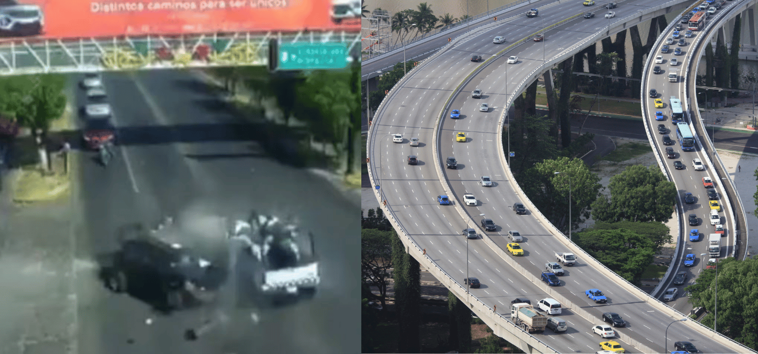 Choque en Michoacán