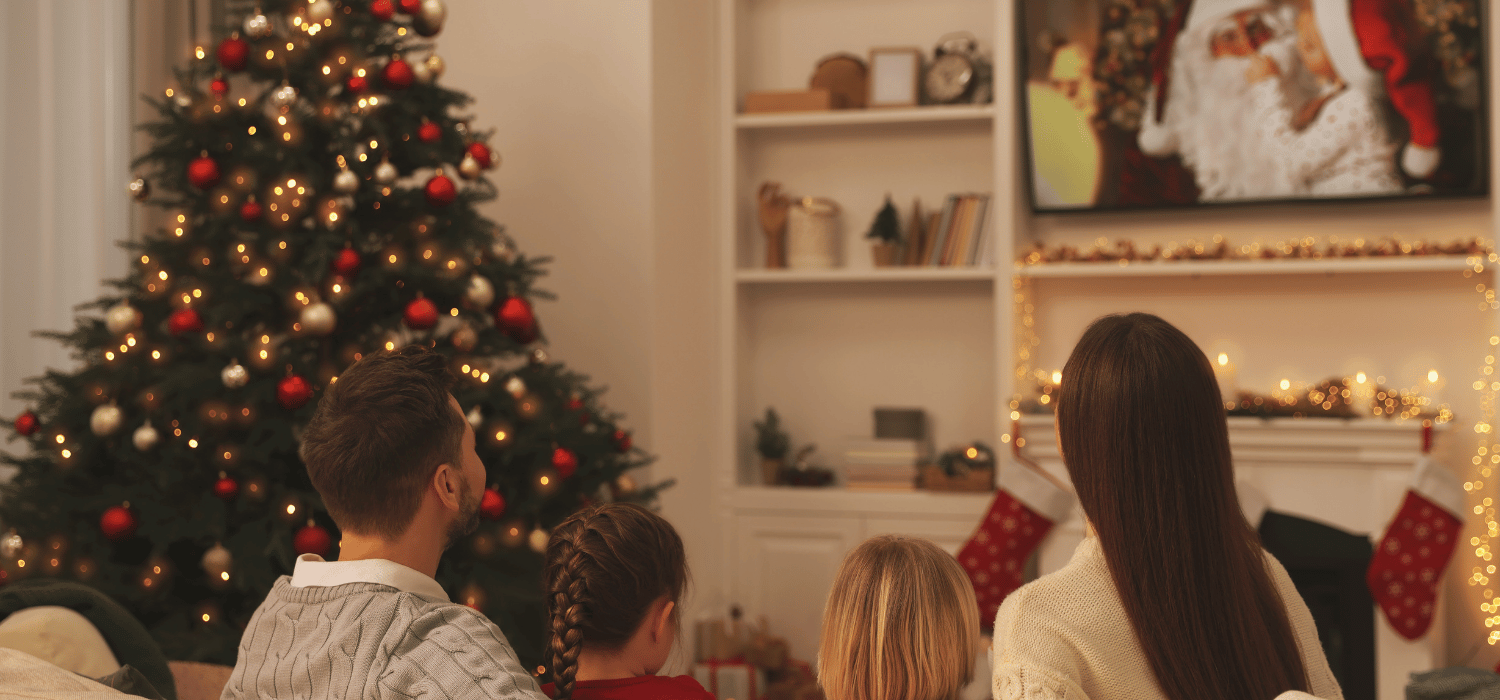 Películas navideñas en familia