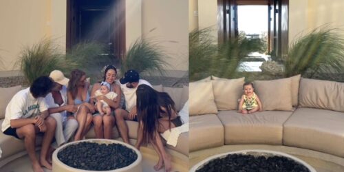 Pau Zurita y su esposo comparten tiernos momentos junto a Reneé