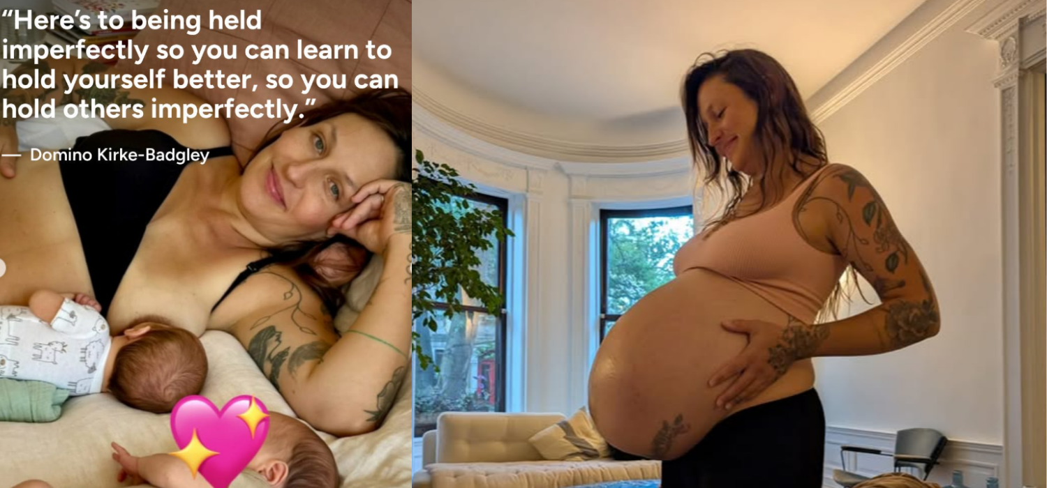 Reflexión de Domino Kirke sobre la maternidad