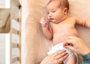 Falsa menstruación en bebés: por qué tu recién nacida puede sangrar