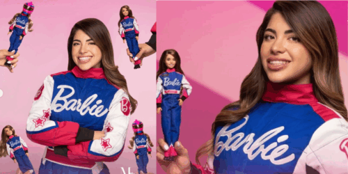 Regina Sirvent, piloto de NASCAR, ya tiene su propia Barbie