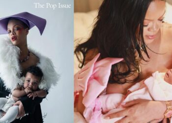 Rihanna y su bebé Rocki juntas en portada por primera vez