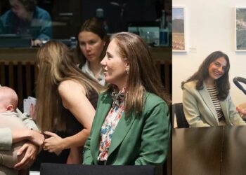 ¿Llevar a tu bebé al trabajo? Esta ministra lo hizo en plena reunión de la Unión Europea
