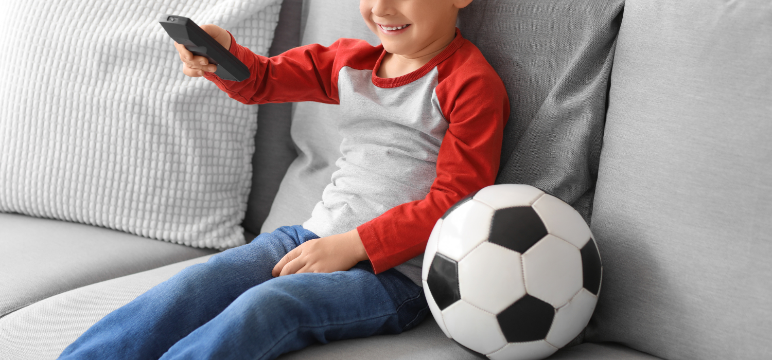 Mi hijo admira a un futbolista