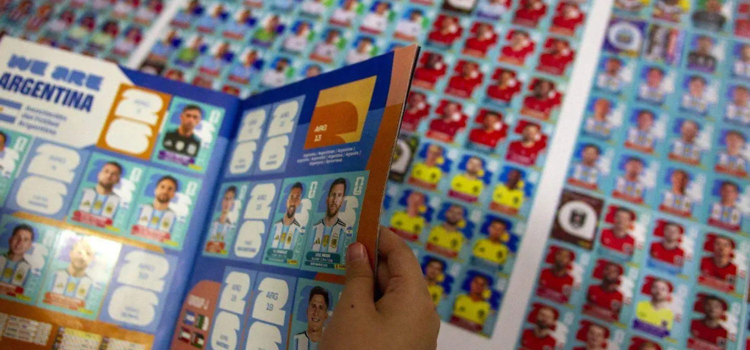 Niños argentinos congelaron estampas del Mundial