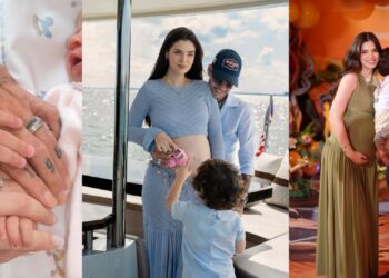 Marc Anthony y Nadia Ferreira presentan a Myla