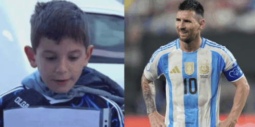 De la pantalla a las gradas: Niño que le escribió una carta a Messi irá al Mundial 2026