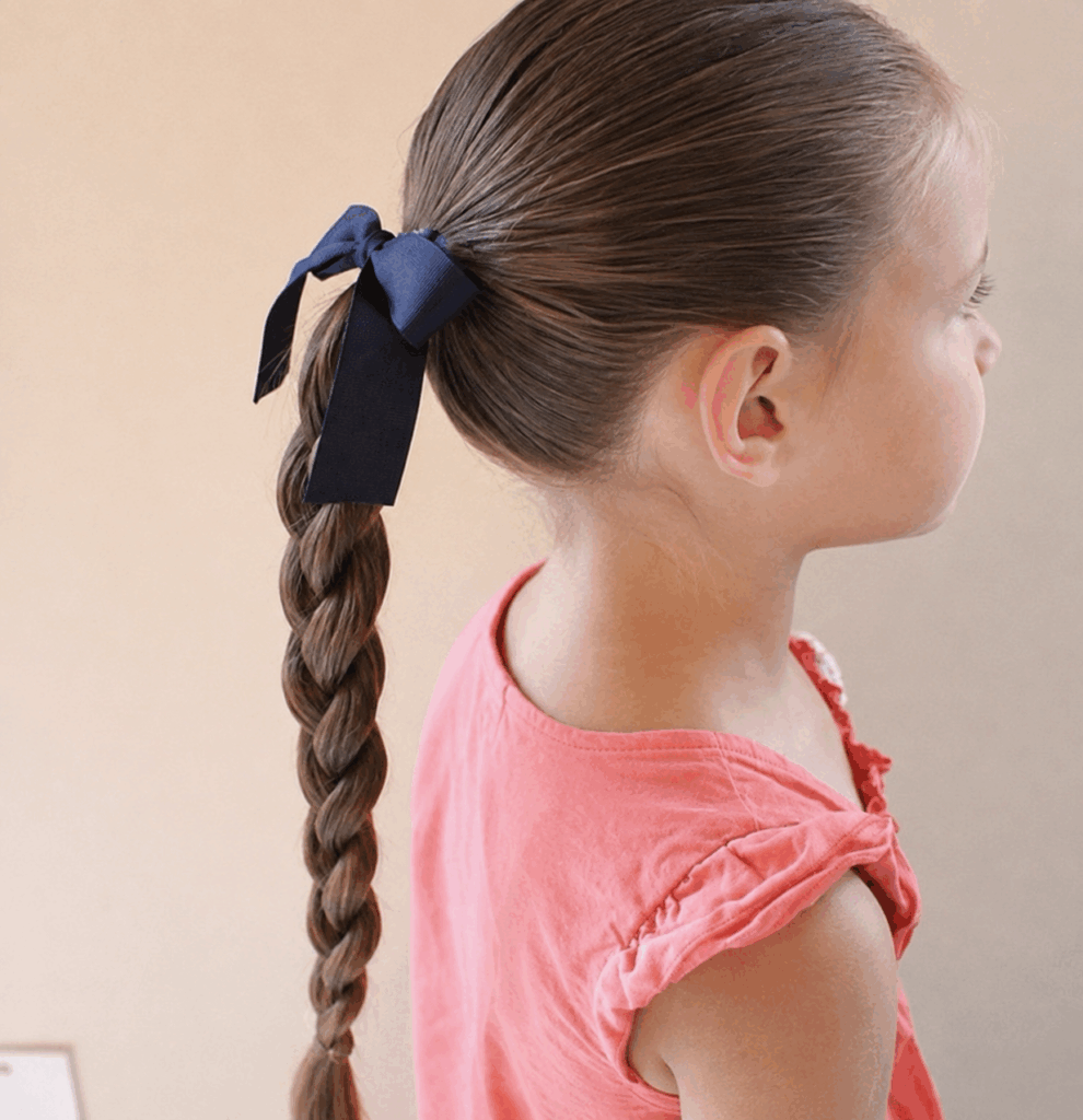 peinado cola con trenza
