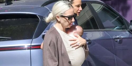 ¡Sorpresa! Captan a Lady Gaga y Michael Polansky con su bebé recién nacido por primera vez