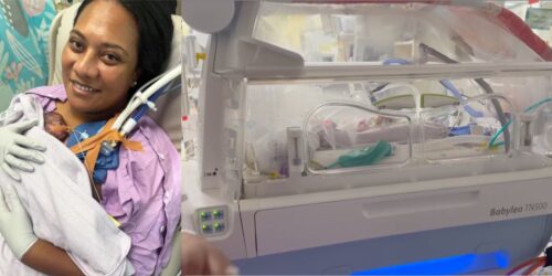 Nació a las 21 semanas y pesó 351 gramos: Miracle ya está en casa