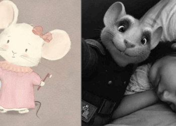 Niña pide una foto con el Ratón Pérez y encontró una sorpresa