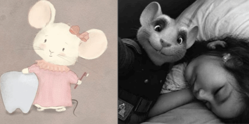Niña pide una foto con el Ratón Pérez y encontró una sorpresa