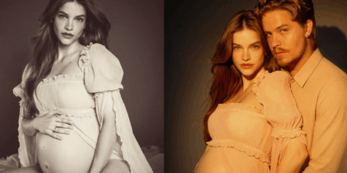 Barbara Palvin embarazada revive un icónico look de Gisele Bündchen de 1999